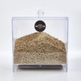 thumbnail image 3 of Alimentador Automático de Pájaros perfecl Dispensador de Alimentos para Loros Portátil Durable Transparente, 3 of 8