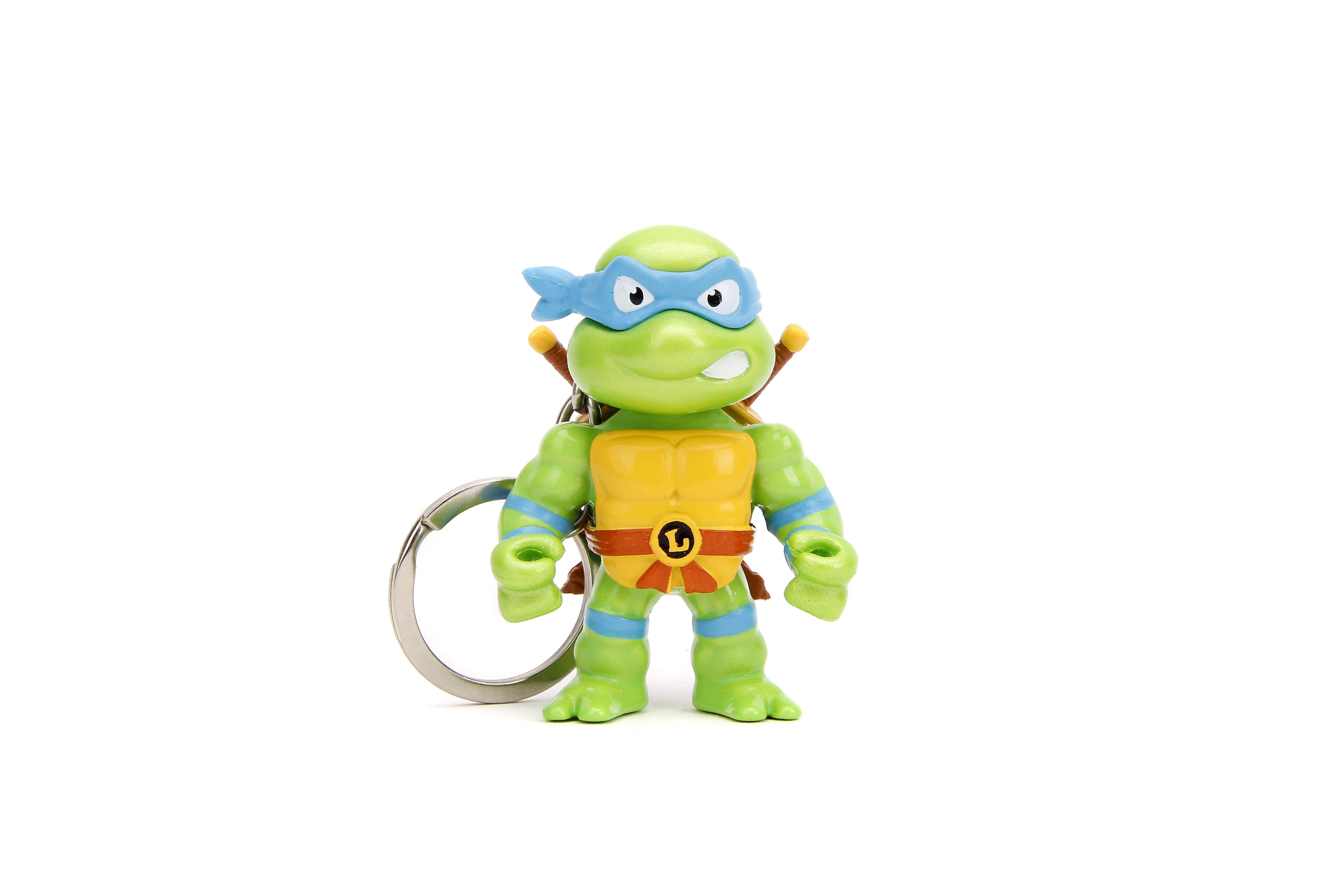 Jada Toys Metalfigs- Teenage Mutant Ninja Turtles 2.5" Die-Cast Figures 4-Pack - Collectible Figures with Keychain - Gift for Kids and Adults