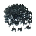 thumbnail image 4 of Amamax Cable Clips Black RG6, Pack of 2 Bags - 100 Clips per Bag for Effective Cable Management, 4 of 5