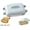 Blue, variant on Microwave Corn Steamer,Microwave Corn Cooker,Portable Steamer with Lid and Handle for Vegetables,Corns & Hot Dogs,Kitchen Cooking Tool,Portable 2 Corns Cobs Steaming Tool Fits All Microwaves