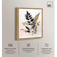 thumbnail image 2 of Fossilized Flora I Canvas Print Farmhouse Art by Art Remedy, Gold Frame, 36 x 45, 2 of 6