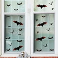 thumbnail image 3 of Mom's Best Pegatinas de Halloween con murciélagos de alas rojas para puertas y ventanas, 3 of 8