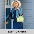 thumbnail image 6 of Mushroom and Frog Green Pattern Drawstring Insulated Lunch Bag for Women, Stain-Resistant Large Lunch Tote with Multi-Pockets for Work Office, 6 of 6