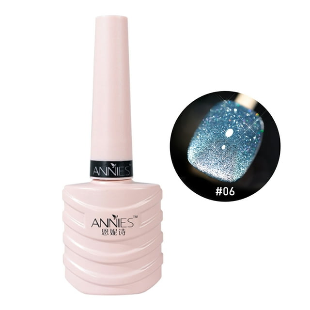 Colle à Ongles Pailletée Réfléchissante Œil de Chat ANNIES Mode Étincelante Colle à Ongles Diamant DIY Décoration d'Ongles