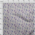 thumbnail image 3 of oneOone Cotton Poplin Lime Green Fabric Floral & Puppies Fabric For Sewing Printed Craft Fabric By The Yard 42 Inch Wide, 3 of 5