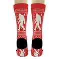 thumbnail image 5 of ThisWear Funny Christmas Socks Merry Squatchin Sasquatch Socks Yeti Winter Socks 2-Pair Novelty Crew Socks, 5 of 5