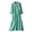A-Green, variant on Summer Dress for Women Plus Size Embroidered Cotton Linen with Mandarin Collar & 3/4 Sleeves Ethnic Boho Maxi Dress for Tea Ceremony