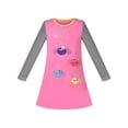 thumbnail image 1 of Robe Tee-Shirt Fille Halloween Broderie Araignée Manches Longues 4 Ans, 1 of 1