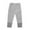 Grey, variant on Kiijoy Boys Striped Leggings Cotton Soft High Rise Pants for Kids, Sizes 0-6M