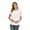 Light Pink, variant on zttd womens maternity irregular soild hem tee shirt casual short sleeve crew neck basic nursed t shirt top breastfeeding blouse