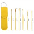 thumbnail image 3 of Ensemble d'Outils de Nettoyage pour Cire d'Oreille 6 Pcs Bouchons d'Oreilles en Acier Inoxydable Kit de Retrait de Cire d'Oreille avec Sac de Rangement, 3 of 4