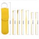 thumbnail image 3 of Earwax Cleaner Tool Set 6pcs 360spiral Design Acero inoxidable Ear Picks Kit de eliminación de cera del oído con bolsa de almacenamiento brillar Electrónica, 3 of 4