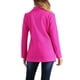 thumbnail image 3 of Abrigo de mujer INSPIRE CHIC, abrigo de doble botonadura con solapa, abrigo de invierno hasta el muslo, talla XL, color rosa intenso, 3 of 6