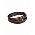 thumbnail image 1 of Pulsera Xtella Trenzada Hombre Mujer Broche Magnético Color Café Largo 20 cm, 1 of 4