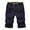 Dark Blue, variant on Leesechin Mens Sweatpants Men's Plus Size Cargo Shorts Multi-Pockets Relaxed Summer Beach Shorts Pants