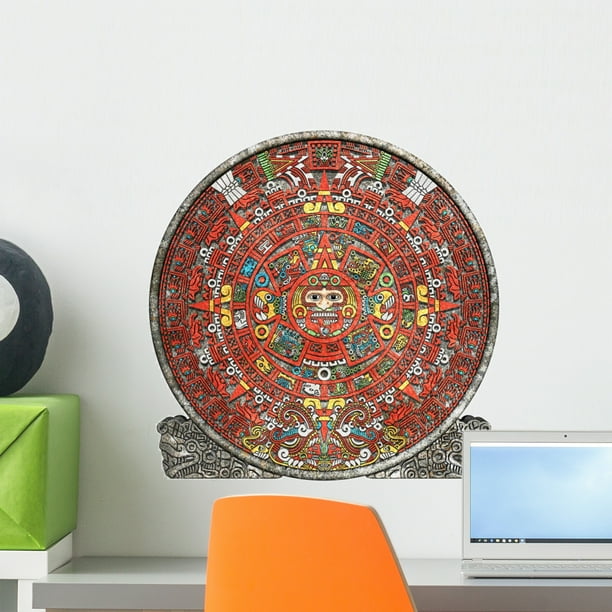 Mayan Calendar Wall Decal by Wallmonkeys Peel and Stick Graphic (18 in