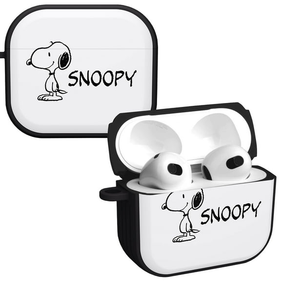 Peanuts Classic HDX Case Cover Compatible with Apple AirPods Gen 3 (Snoopy) by Affinity Bands
