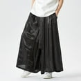 thumbnail image 2 of XIYON Pants For Men Summer Casual Dark Pattern Gradient Wide Leg Pants Loose Casual Skirt Pants Loose Fit, 2 of 4