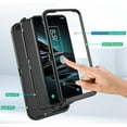 thumbnail image 5 of Phone Case for Samsung Galaxy A32 4G 6.4 inch with Tempered Glass Screen Protector and Cell Cover Hybrid Rugged Shockproof Protective Accessories Glaxay A 32 32A S32 G4 SM-A325M/DS Men Black, 5 of 7