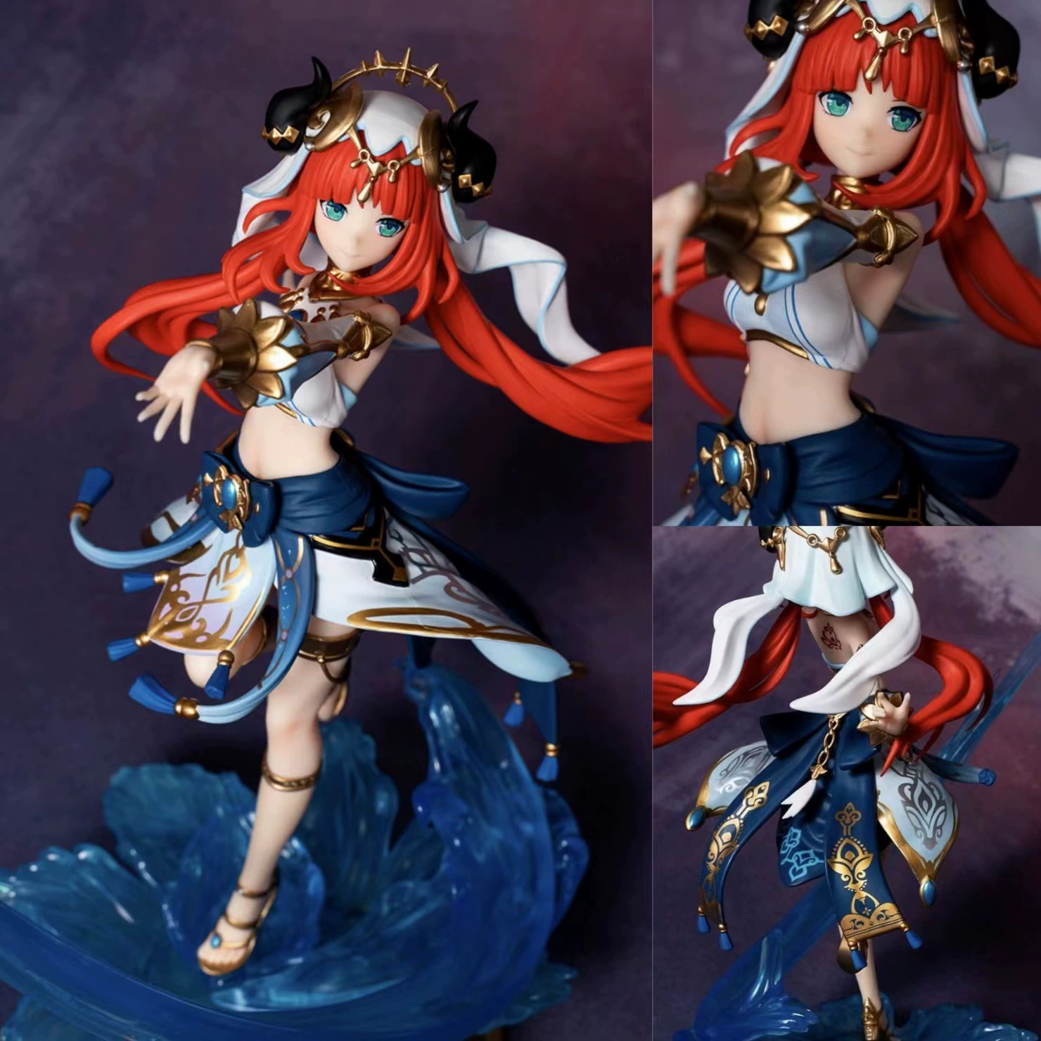 G-I Nilou 1/7 Figure PVC 27CM Anime Game Sumeru Character Desktop Ornaments Gift