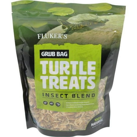 UPC: 0091197720321 | Flukers 72032 6 oz Grub Bag Turtle Treat  Insect Blend – Pack of 12