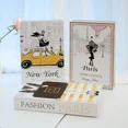 thumbnail image 4 of Libros falsos de moda para decoración de sala de estar, libros de diseño, adornos para mesa de centro, Club, habitación de Hotel, Villa, decoración de libros, 3 uds., 4 of 5