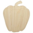 thumbnail image 1 of Sweet Bell Pepper Wood Shape Unfinished Piece Cutout Craft DIY Projects - 6.25 Inch Size - 1/8 Inch Thick, 1 of 7