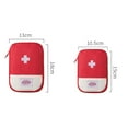 thumbnail image 4 of Primeros Auxilios Médica Vacía para Coche Viajes Camping Al Aire Libre (L) Rojo, 4 of 8