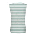 thumbnail image 5 of Bovemsi Camisole Tops for Women Women's Summer V Tie Button Stripe Printed Strip Fabric Loose Casual Tank Top Basic Tanks, 5 of 5