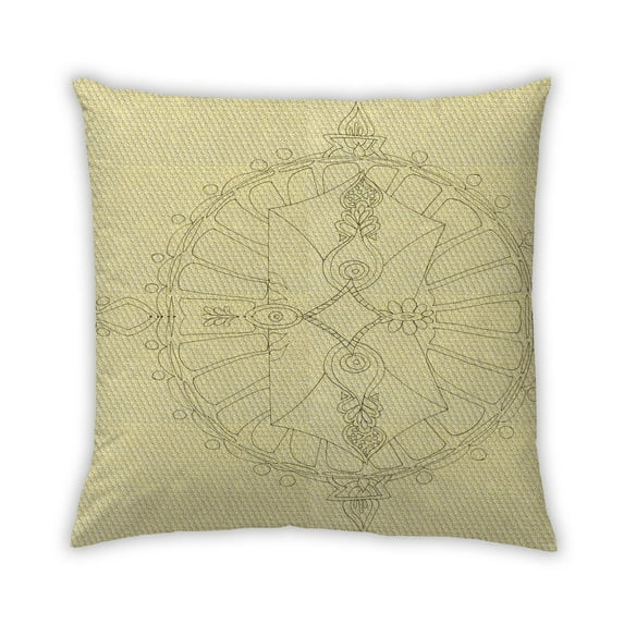 Ahgly Company Indoor Square Contemporary Throw Pillow, 18 inch by 18 inch