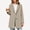 Brown, variant on Women's Single Breasted Long Wool Blend Overcoat Casual Long Sleeve Lapel Collar Coat with Pockets Solid Color Fall Winter Outerwear for Work Office Daily Wear