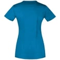 thumbnail image 2 of Dickies Gen Flex Women Scrubs Top, V-Neck, Plus Size, 85812, 3XL, Riviera Blue, 2 of 5
