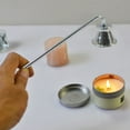 thumbnail image 3 of Pebbuoy Candle Extinguisher Stainless Steel Trumpet Shape Extinguishing Tool American-style Elegant Rust-proof Wick Cover for Putting Out Candle Flame, 3 of 7