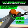 thumbnail image 4 of Rhino USA Boat Trailer Winch Strap (2 in x 20 Foot) - 5,016 lb Maximum Break Strength (7.25 in), 4 of 7