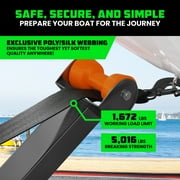 Rhino USA Boat Trailer Winch Strap (2 in x 20 Foot) - 5,016 lb Maximum Break Strength (7.25 in)