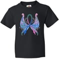 thumbnail image 3 of Inktastic Thyroid Cancer Awareness with Butterfly Ribbon Words Youth T-Shirt, 3 of 5