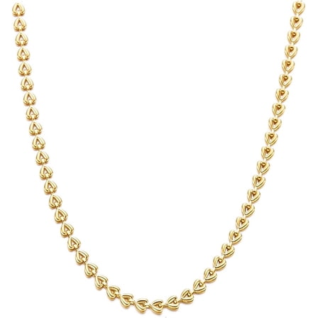 Gold Chain Necklace for Women Dainty Simple Chain Necklace Non Tarnish Gifts for Christmas
