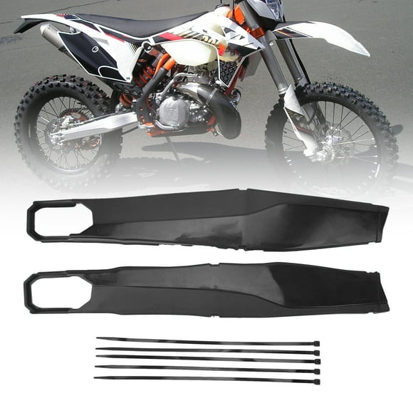 1 Pair Swingarm Guard Rear Swing Arm Cover Protector for EXC 125 200 250 300 350 400 450 500, Dustproof, Strong Compatibility, Reduce Vibrations, Perfect , Improve