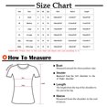 thumbnail image 3 of Wycnly Cute Tops for Women Geometric Print V-Neck Short Sleeve T shirts Summer Fashion Quarter Zip Cold Shoulder Strappy Tunic Blouses Green XXL Under $5, 3 of 5