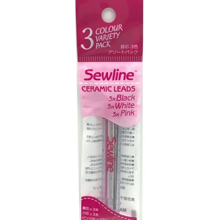 Sewline Fabric Pencil Leads Refill 0.9mm 6ct-Assorted