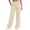 Pants # Beige, variant on Womens Fleece Lined Sweatpants Winter Thick Warm Trousers High Waisted Athletic Joggers Thermal Cold Weather Running Lounge Activewear with Pockets