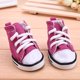 thumbnail image 4 of Tmvgtek 4 Uds. Zapatos De Mezclilla Para Perros, Zapatillas Impermeables Antideslizantes, Botines (Rosa)(04) Tmvgtek Oficina Multiescena Multifunción, 4 of 6