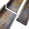 thumbnail image 5 of Long Floating Shelves for Wall Set of 3, 47 Inch, Rustic Picture Ledge Large Shelf for Living Room Bedroom Bathroom Kitchen, 3 Different Sizes, Brown, 5 of 7