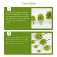 thumbnail image 2 of Model Tree Classroom Decor Street Railroad Scenery Plastics Layout Craftsmanship Railroad Scenery Plant Kids Toys Sweet Gift Party Accessories Artificial Miniature 3cm, 2 of 6