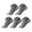 Grey, variant on 5 Pairs Mens Ankle Running Socks, VLOOCKLW Breathable Fast-Dry Running & Gym Workout Socks Low Cut Cushioned Athletic Sports Socks