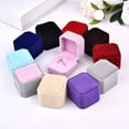 thumbnail image 5 of Ring Box Velvet Jewelry Boxes Jewelry Display Cases Storage Box Wedding Ring Packaging Gift Box Counter Display Rings Wholesale 08, 5 of 6