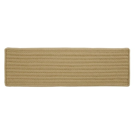 Colonial Mills Simply Home Solid - Machine Washable Stair Treads Cuban Sand 8"x28" (SET 13)