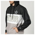 thumbnail image 5 of Men's New Era Navy Dallas Cowboys Ripstop Quarter-Zip Hooded Windbreaker, 5 of 6