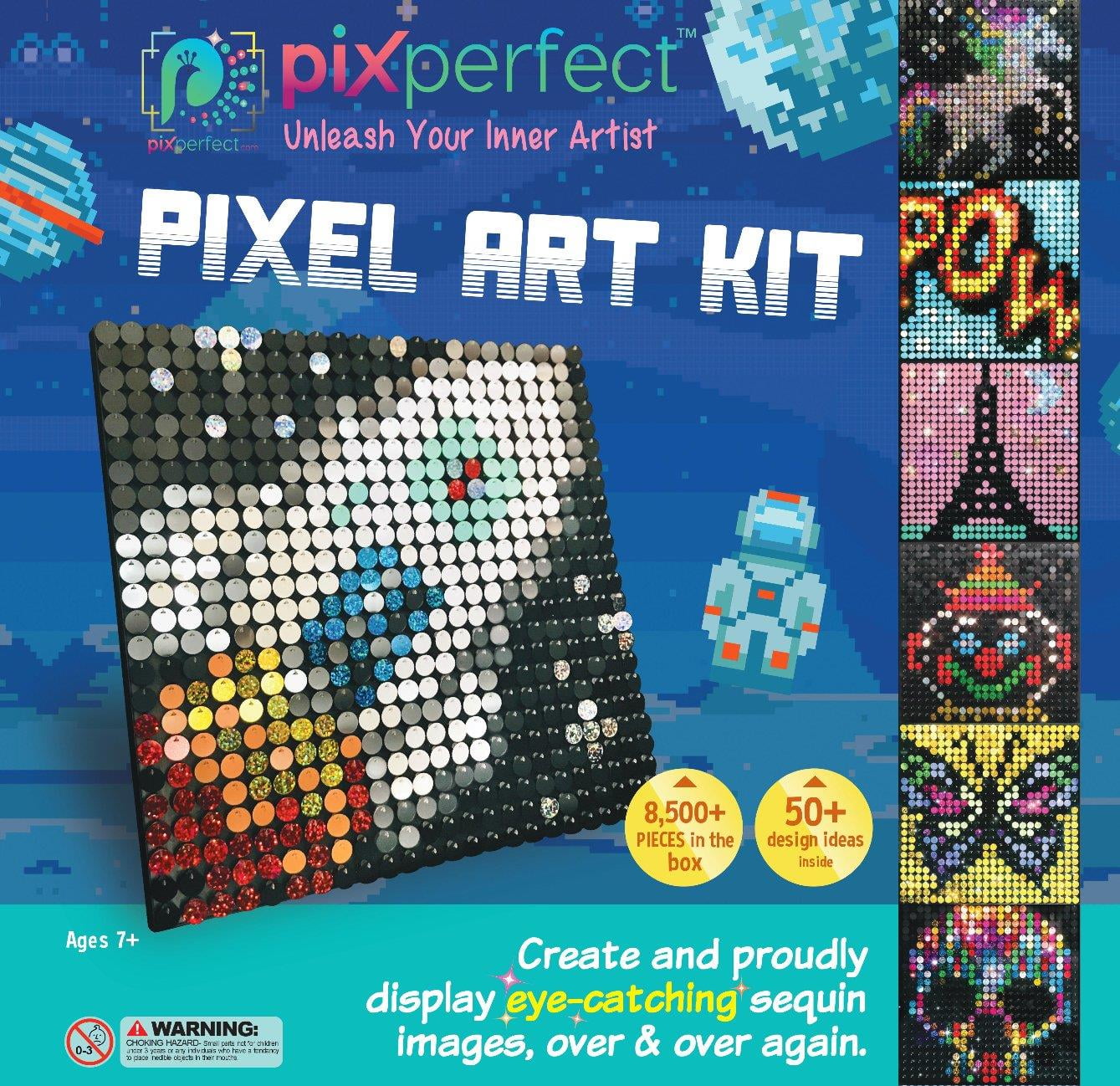 Pix Perfect Pixel Art Kit Unleash Your Inner Artist Sequin Images Pixperfect
