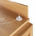 thumbnail image 5 of Boahaus Kettlewell Modern Computer Desk with USB Ports and Storage for Small Spaces, 5 of 11
